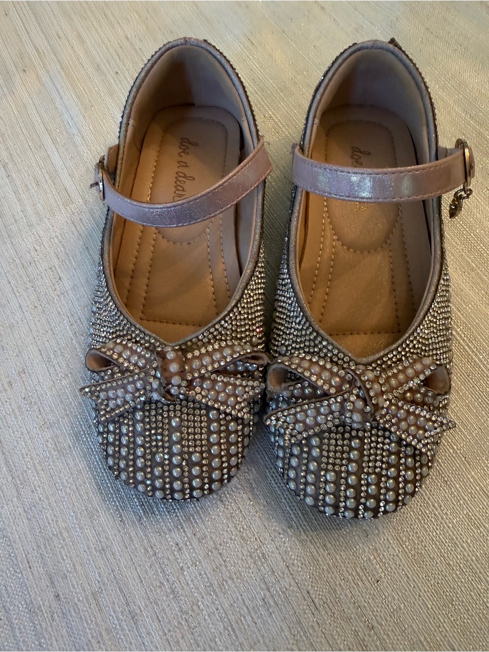 Doe a Dear crystal shoes